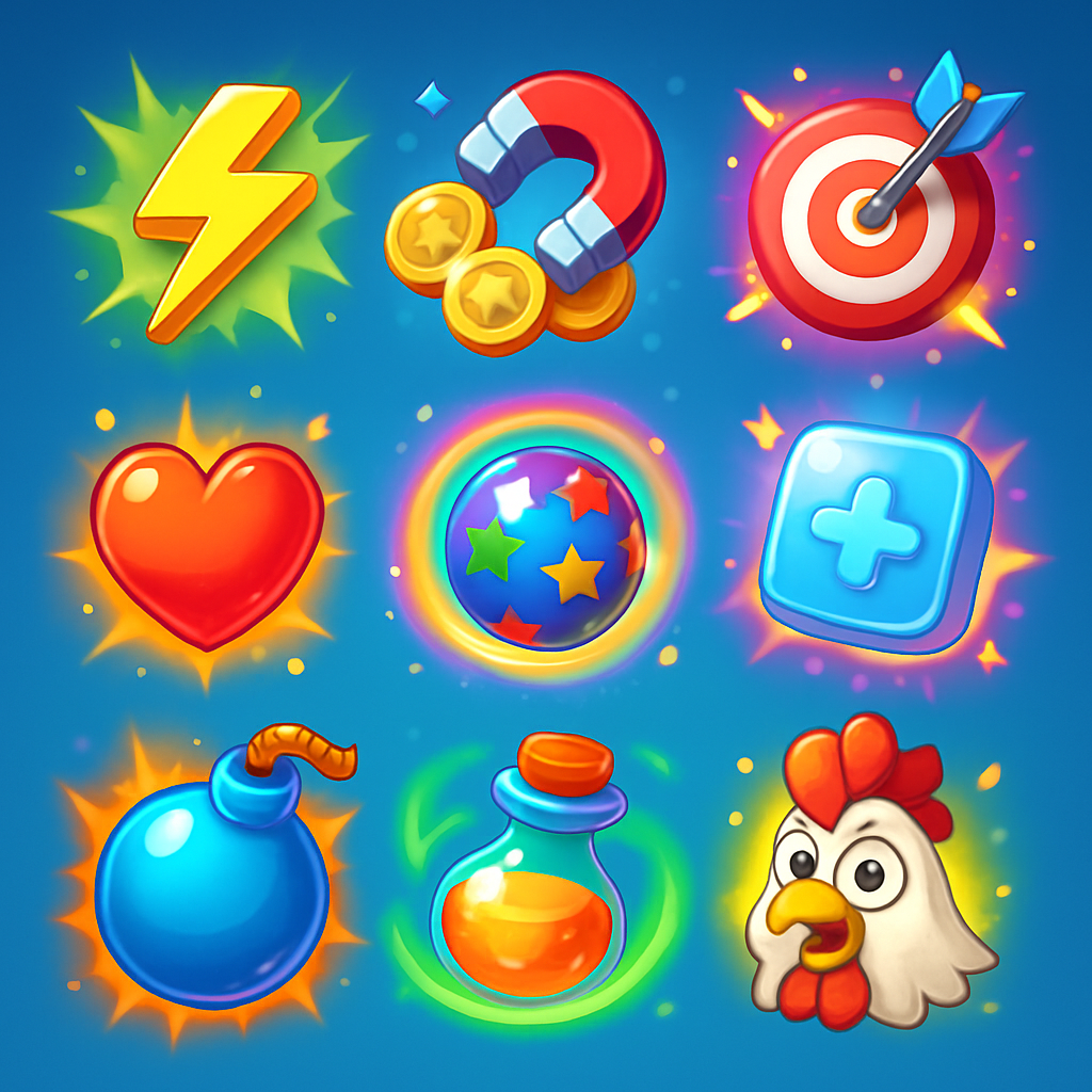 Unique power-ups